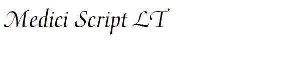 Medici Script LT