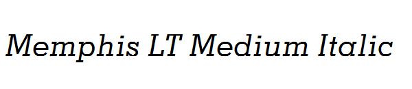 Memphis LT Medium Italic