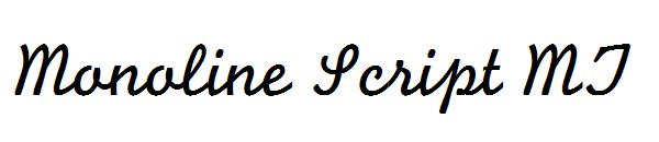 Monoline Script MT