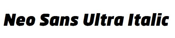 Neo Sans Ultra Italic