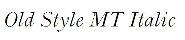 Old Style MT Italic