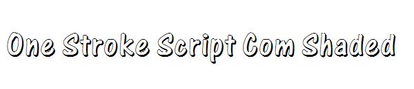 One Stroke Script Com Shaded