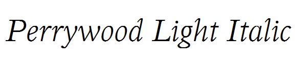 Perrywood Light Italic