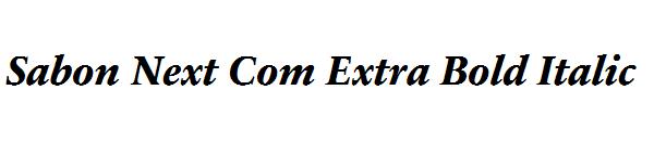 Sabon Next Com Extra Bold Italic