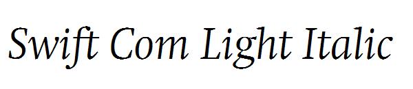 Swift Com Light Italic