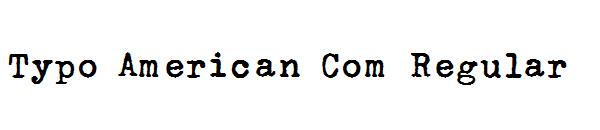 Typo American Com Regular