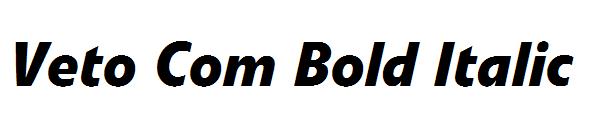 Veto Com Bold Italic
