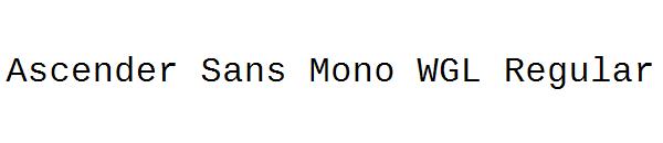 Ascender Sans Mono WGL Regular