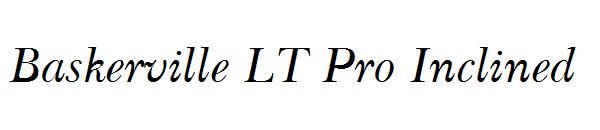 Baskerville LT Pro Inclined