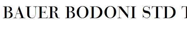 Bauer Bodoni Std Titling No2