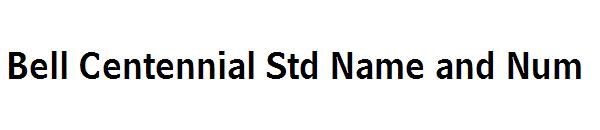 Bell Centennial Std Name and Num