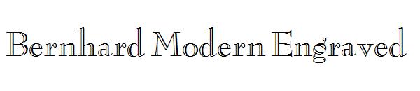 Bernhard Modern Engraved