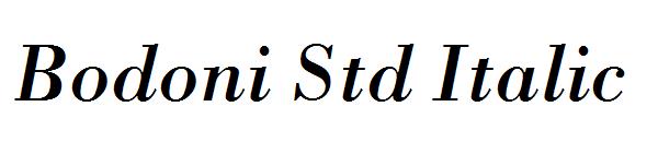 Bodoni Std Italic