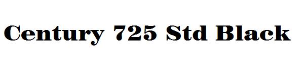 Century 725 Std Black