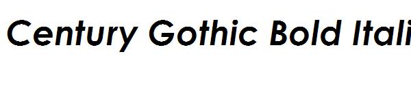 Century Gothic Bold Italic
