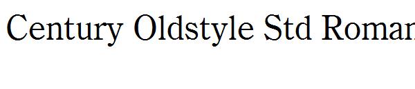 Century Oldstyle Std Roman