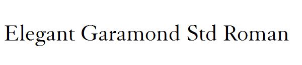 Elegant Garamond Std Roman