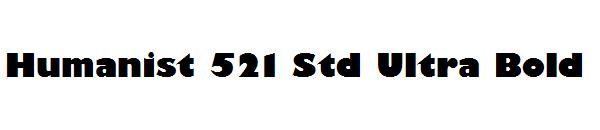 Humanist 521 Std Ultra Bold