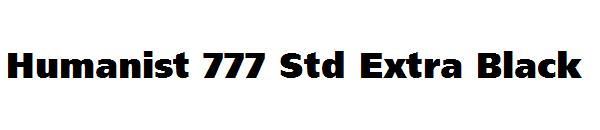 Humanist 777 Std Extra Black