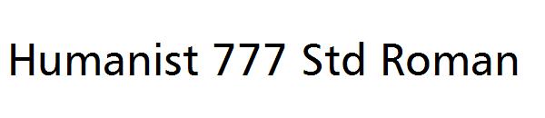 Humanist 777 Std Roman