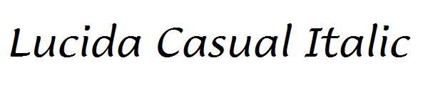 Lucida Casual Italic