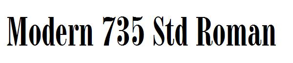Modern 735 Std Roman