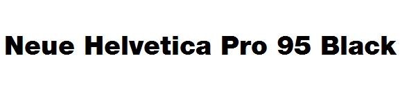 Neue Helvetica Pro 95 Black