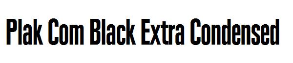 Plak Com Black Extra Condensed