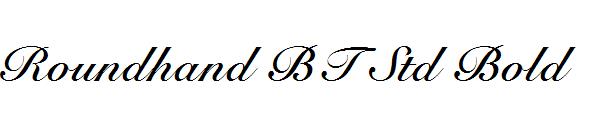 Roundhand BT Std Bold