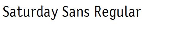 Saturday Sans Regular