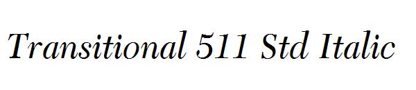 Transitional 511 Std Italic