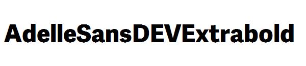 AdelleSansDEVExtrabold