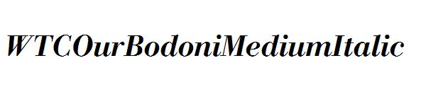 WTCOurBodoniMediumItalic