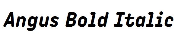 Angus Bold Italic