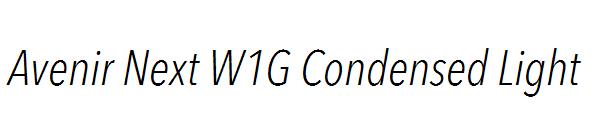 Avenir Next W1G Condensed Light 