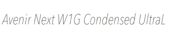 Avenir Next W1G Condensed UltraL