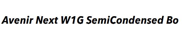 Avenir Next W1G SemiCondensed Bo