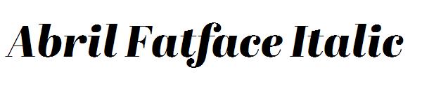 Abril Fatface Italic