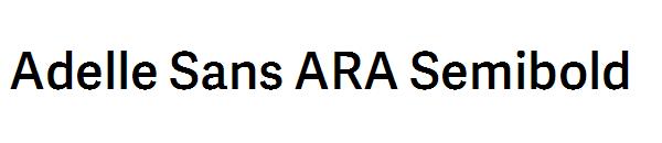 Adelle Sans ARA Semibold