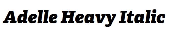 Adelle Heavy Italic