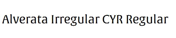 Alverata Irregular CYR Regular