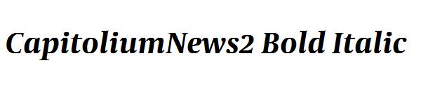 CapitoliumNews2 Bold Italic