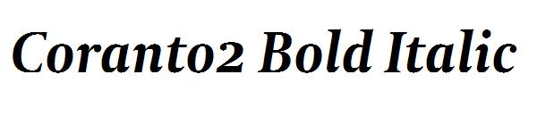 Coranto2 Bold Italic
