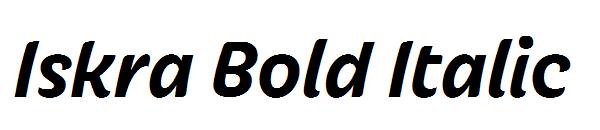 Iskra Bold Italic