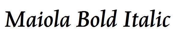 Maiola Bold Italic