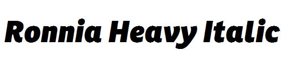 Ronnia Heavy Italic
