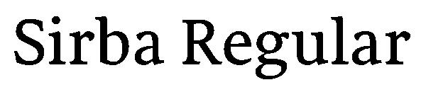 Sirba Regular