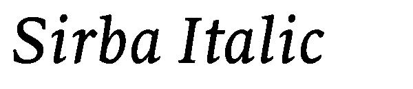 Sirba Italic
