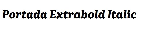 Portada Extrabold Italic