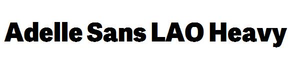 Adelle Sans LAO Heavy